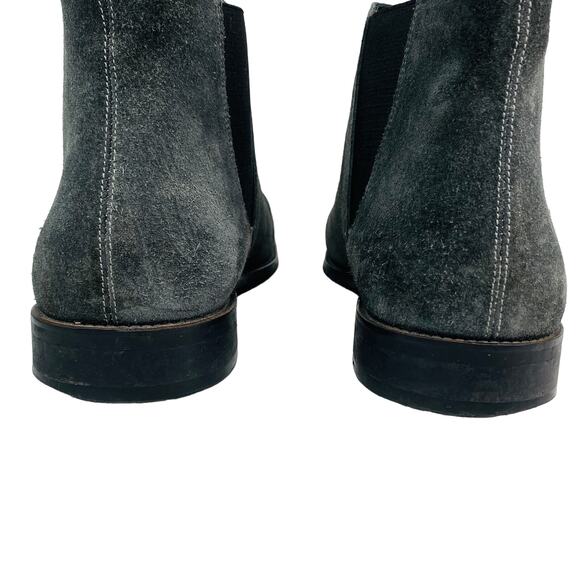 ORO Los Angeles Classic Chelsea Boots Gray Suede 9 EU42 - Picture 6 of 10